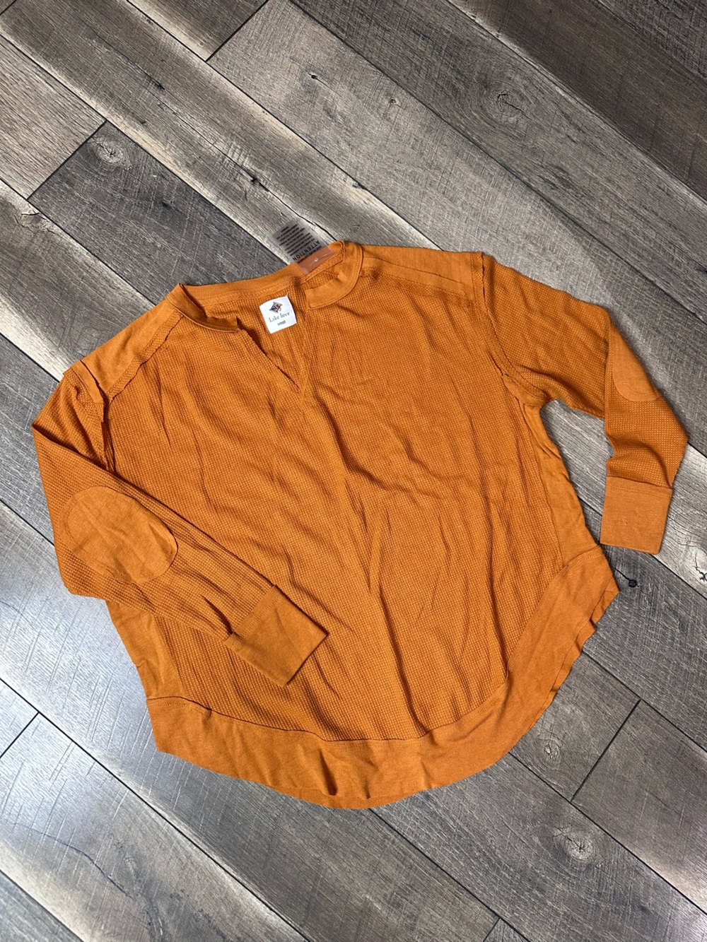 Like Love Oversized Waffleknit Long Sleeve Top